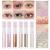 6Pcs Liquid Glitter Eyeshadow Eyeliner  Korean Makeup  Bling Under Eye Shadow  Shimmer Metallic Eye Make Up Set  Long Lasting  Quick Drying and Pigmented Loose Glitter Glue for Crystals Eye Makeup Liquid Glitter Bling Co...