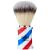 Omega 46735 - Barber Brush in Fiber "Hi-Brush" Barber Pole Blue