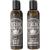 Viking Revolution Beard Wash  Beard Conditioner Set wArgan  Jojoba Oils  Softens Smooths  Strengthens Beard Growth - Natural Peppermint and Eucalyptus Scent - Beard Shampoo wBeard Oil (5 oz)