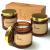TRINIDa Scented Candles Gifts for Women Deep Sleep Uplifting & Detox Aromatherapy Candles Gift Set for with Soy Wax in 3 Apothecary Jars Golden Brown
