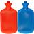 SteadMax (2 Pack) Hot Water Bottles, 2 Liter Natural Rubber -BPA Free- Durable Hot Water Bag for Hot Compress and Heat Therapy, Pain Relief Heating Pad, Random Colors