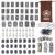 81Pcs Hair Tube Beads Norse Vikings Runes Hair Beard Beads for Bracelets Pendant Necklace DIY Braiding Beads for Hair Braids Viking Beads Kits(Include 2Pcs Pull Hair Pin & Viking Suede Bag) 81Pc Beads