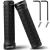 Hapleby Premium Bike Handlebar Grips, Single Lock-on Bike Grips, Professional Mountain Bicycle Handlebar Locking Grips with Anti-Slip, 2PCS Screw and 2PCS Allen Wrench for Free