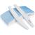 Nail files nail file nail file set for acrylic nail files 100/100 grit (12 pieces) nail file double-sided nail file professional nail file washable and reusable white