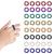 40 pieces finger massage ring 8 colors spiky sensory finger rings anti -stress acupressure rings quiet stress reducer and massage for young adults