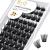 Cluster Lashes D Curl 16mm 72 Clusters B&Q Lash Clusters C D Curl Individual Cluster Lashes Mega Volume Eyelash Clusters DIY Lash Extensions Soft Fluffy Cluster Eyelash Extensions (B06 D-16mm) D-16 mm B 06