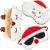 3 Pieces Christmas Eye Masks for Boys and Girls Sleeping Mask for Kids Sleep Mask for Christmas Santa Snowman Cute Eyemask for Children Family Christmas Party