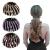 Sacjkkt 3 pieces of bird nest hairpin Lazy Birds Nest Plate Hairpin crystal horses extirable ponytail holder clip bird-shaped hair clip 3 colors