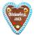 Gingerbread heart - 18cm - Oktoberfest 2022 - known from the Wiesn folk festival Oktoberfest Oktoberfest current year 
