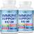 8 in 1 Immune Support Booster Supplement with Elderberry, Vitamin C and Zinc 50mg, Vitamin D 5000 IU, Turmeric Curcumin & Ginger, B6, Echinacea - 120 Count - 2 Pack