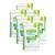 Simpleaf Flushable Wet Wipes For Adults - Eco- Friendly, Paraben & Alcohol Free - Septic Safe, Hypoallergenic for Sensitive Skin - Infused with Soothing Aloe Vera & Vitamin E, 6 Pack (25 Count) Aloe Vera 6 Pack (25 Count)