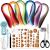 JUYA Paper Quilling Kits with 30 Colors 600 Strips and 8 Tools (Paper Width:3mm  Blue Tools) Blue Tools Paper Width:3mm
