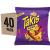 Takis Fuego Rolled Tortilla Chips, Hot Chili Pepper and Lime Artificially Flavored, Box of 40 Individual Bags, 1 Ounce Each, Net Weight 2 Pounds 8 Ounces (1.13 Kilograms) Rolled Fuego 1 Ounce (Pack of 40)
