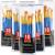 Acrylic Paint Brush Set 6 Packs / 60 pcs Nylon Hair Brushes for All Purpose Oil Watercolor Painting Artist Professional Kits B-60p