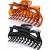 Prettyou 5.5 Inches Large Hair Clips Crystal Plastic Hair Claw Banana Clips Accessories for Women pack of Two