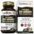 Vitamin D3 K2 Zinc Supplement Vitamin D 4000IU High Strength Formula with Vitamin K2 Mk7 Zinc Boron and MCT Oil for Optimal Absorption 120 D3 & K2 Capsules - Made in The UK