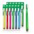 GUM 409 Classic Toothbrush with Rubber Tip Compact Head Soft Bristles Bulk Samples 1 Count(Pack of 12)