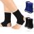 4 Pieces/ 2 Pair Kids Ankle Support Compression Kid Ankle Brace Elastic Kids Compression Socks Knitted Ankle Support Brace Ankle Sleeve for Jogging Running Walking Fitness (Black, Dark Blue, 5-10 Years) 5-10 Years Black, Dark Blue