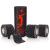 FlexU Kinesiology Tape, Black 3 Roll Pack - Ultra-Thin Rayon, Latex-Free, Hypoallergenic Professional Therapeutic Tape to Alleviate Pain, Reduce Swelling, and Promote Faster Recovery