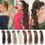 Ponytail extension ponytail hair extension hair extension claw clip in braid hair piece hair like real hair long wavy 60cm dark brown 60cm wavy dark brown