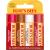 Burt's Bees gift set |Lip balm set with beeswax and vitamin E |100 % natural origin |Shortbread cookie cranberry spray salt caramel and peppermint |4 x 4.25 g Christmas lip balm set