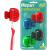 Mspan Toothbrush Head Cover Cap: Toothbrush Protector Brush Pod Case Protective Plastic Clip Bathroom Cool Stuff for Household Travel Blue, Red, Green, Black