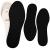 2 Pairs Kids Sole Insoles Shoe Insoles Women Toddler Shoe Filler Children Memory Sponge Insoles Breathable Latex Shoe Inserts  Cutting Size Soft Washable Replacement Insole for Spring Summer (Black)