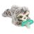 RaZbaby RaZbuddy JollyPop Pacifier Holder w/Removable Baby Pacifier - 0m+ - BPA Free - (Sloth) Baby Sloth