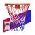 XXXYYY Basketball Net Replacement Heavy Duty, 2023 Professional On-Court Quality 6.88Ounce, Fits Outdoor Indoor Standard Rim, All Weather Anti Whip -12 Loops (Red White Blue)