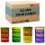 VR ANGLE Toxic Waste 4 Mix Sour Candy Drums Ultra Sour Tiktok Trend Retro Sweets Candy Perfect For Halloween Trick or Treat Birthday - Each 42g All MIx 4