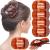 RC ROCHE 6 Pieces Large Teeth Thick Hair Non-Slip Hair Clips Hair Claw Women Girls Medium Brown 1 piece (pack of 6) Brown