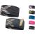 Sports headband for turning light elastic quick -drying headband earmaker welding tape hair band headband hiking running bike ski under helmet black gray x single pack