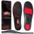 New 2022 Premium Anti-Fatigue Shoe Insoles - High Arch Support Insoles - Shoe Inserts Orthotics Men Women - Relief Plantar Fasciitis Heel Arch Feet Pain Flat Feet - Work Boot Sneakers Hiking Shoe Black M (Men 9-10.5/Wome