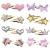 Gingbiss 8 Pairs/16 Pack Hair Clips for Girls, Star/Crown/Heart/Butterfly Shaped Kids Hair Barrettes, Cute Hair Clips Metal Snap Hair Pins Sparkly Hair Styling Accessories for Girls Kids