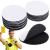 12 Pairs Referee Patch Hook and Loop Dots 3 Inch Self Sticky Circle Hook and Loop Round Adhesive Loop Tape Double Sided Hook and Loop Fasteners for Home Office School Wall Decor Tool Hanging
