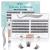 SISILILY Lash Extension Kit-Individual Lashes with Bond and Seal-120 Lash Clusters DIY False Eyelashes Fluffy Cluster Lashes with Eyelash Glue and Lash Tweezers C D Curl 10/12/14/15/16mm(DM01-mix) 120 clusters - DM01