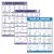 3 Pack - Pilates Workout Poster Set Volume 1 & 2 + Warm Up Routine - Pilates Mat Work Exercises - Fitness Charts 18 x 24 LAMINATED