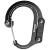 GEAR AID HEROCLIP Carabiner Gear Clip and Hook (Medium) for Camping Backpacks Suitcases and Garage Organization Black