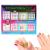 Townley Girl 96 Pcs Stick on Nails Set | 3D and Glow-In-Dark Press- On Nail Sets for Girls | Self-Adhesive Artificial Nails Rainbow