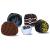 CrossBoccia Family Pack Pro 4x3 of the same colored fabric bags various designs 8cm filled with granules set for 4 players including target ball in re -lockable mains bag Family Pack Race Arrows 970849