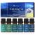 ASAKUKI Essential Oil Blends, Essential Oils for Diffusers for Home, Well-Being Gift Set - Calming, Dreams, Breathe, Relaxing, Mood, Fresh Air Aromatherapy Oils for Humidifiers, Massage, 6x10ml