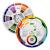 JimKing Creative Color Wheel  Paint Mixing Learning Guide Art Class Teaching Tool for Makeup Blending Board Chart Color Mixed Guide Mix Colours (9.25inch) 1*9.25in