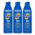 Coppertone SPORT Sunscreen Spray SPF 50, Water Resistant Spray Sunscreen, Broad Spectrum SPF 50 Sunscreen, Bulk Sunscreen Pack, 5.5 Oz Spray, Pack of 3