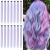 14 Pcs Colored Clip in Hair Extensions 22 Inch Colorful Highlights Hairpieces Straight & Long Heat-Resistant Synthetic Hair for Kid Girls Women Party Hair Decor (14Pcs-Pink/Blue/White/Purple)