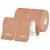 CKeep Uncut Kinesiology Tape(2 Rolls), Original Cotton Elastic Premium Athletic Tape,Latex Free Hypoallergenic, 2inch x 16ft, Beige
