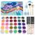 Glitter Tattoos Kit Gift for Kids 30 Colors Waterproof Temporary Tattoos with 133 Stencils  200 Stickers  4 Brushes  3 Glue  Body Glitter Festival Party  Adults & Kids Arts Glitter Make Up Kit  Christmas Gifts for Kids/C...