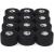 Titan Athletics - 12 Pack - Premium Quality Black Athletic Tape/Sports Tape - 1 1/2 Inch x 45 Feet Per Roll - 100 Percent Cotton with Zinc Oxide - Easy Tear Zig Zag Design. 12 Count (Pack of 1) Black