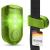 VELMIA Running Lights for Runners (2 Pack) for Maximum Safety Through Visibility I Clip On Strobe Reflective Running Gear for Runners, Dogs, Bike, Walking, LED Running Light, Bike taillight, Stroller Neon green