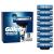 Gillette Mach3 Turbo razor blades for razors 8 replacement blades for wet razors men with 3-fold blade 8 turbo blades