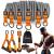 Heavy Resistance Bands 300lbs, Weight Bands for Exercise with Handles, Door Anchor, Carry Bag, Workout Bands for Men, Physical Therapy, Muscle Training, Strength, Slim, Yoga, Home Gym Equipment